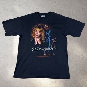 Vintage LeAnn Rimes Tour Shirt XL Country Music 90s‎ Band Concert